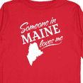 thumbnail image 4 of Inktastic Someone in Maine Loves Me Boys or Girls Long Sleeve Toddler T-Shirt, 4 of 5