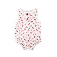 thumbnail image 2 of Newborn Baby Boy Girl Summer Cotton Linen Sleevelss Cactus Rompers Jumpsuit Outfits, 2 of 6