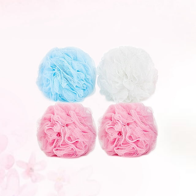 BESTYASH 4Ud Bath Ball Con Cuerda Para En Colores Surtidos Ecoamigable Y Duradero