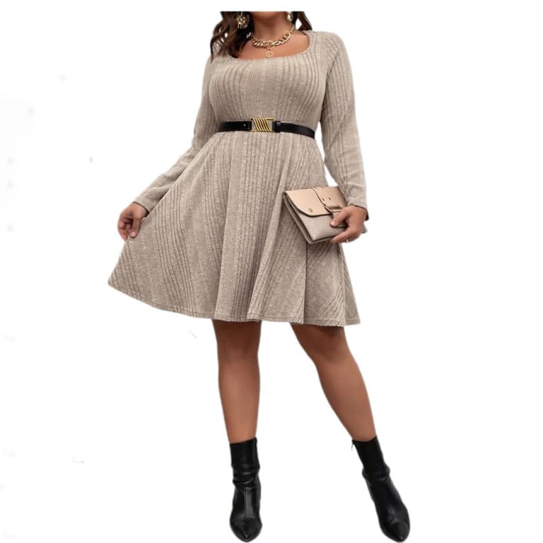 Yesfashion Plus Size Dress for Curvy Women Plus Size Wedding Guest Cocktail Dresses, Women's, Size: 5XL