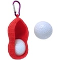 thumbnail image 2 of Soporte para bolsa protectora de pelotas de golf Cubierta de pelotas de golf de doble orificio de silicona (Rojo) Ndcxsfigh Para Estrenar, 2 of 9