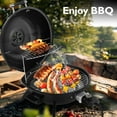 thumbnail image 6 of Zimtown BBQ Grill Electric Grill Outdoor Patio Smoker Adjustable Heat,Portable Barbeque,Black, 6 of 7