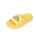 thumbnail image 6 of ITSAME Slippers for Girls, Quick-Dry Open Toe Comfy Anti-Slip Summer Bathroom Shower Slippers for Kids Yellow 12-12.5(Little Kids), 6 of 7