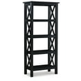 thumbnail image 2 of Linon Davis Bookcase, Black, 2 of 6