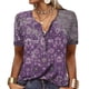 thumbnail image 1 of Camiseta de manga corta para mujer, camiseta de verano con cuello abotonado para mujer, camiseta con cuello en V para mujer, camiseta con cuello abotonado para mujer Consigue más, 1 of 5