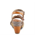thumbnail image 4 of L'Artiste ASTARR Hand-Painted Leather Platform Heel Sandal, 4 of 7