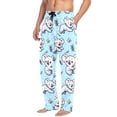 thumbnail image 2 of Cartoon Koala with Leaf Men's Pajama Pants Cotton Long Sleepwear Lounge Pants 2XL, 2 of 7