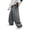 Grey@GC@, variant on CONROSES Boys Baggy Sweatpants Wide Leg Baggy Pant for Child Embroidery Elastic Waist Drawstring Streetwear Jogger Pants with Pockets