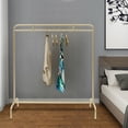 thumbnail image 2 of CNCEST Metal Clothes Rack Clothing Display Stand Bedroom Freestanding Garment Gold Rack, 2 of 12
