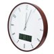 thumbnail image 1 of Decoración del hogar, reloj de pared de madera, reloj de pared silencioso Digital, decoración de pared probada y confiable, 1 of 8