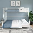 thumbnail image 2 of DHP BrEZ Build Daven Easy Assembly Kids Bunk Bed, Twin Over Full, Off White, 2 of 20
