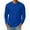 Blue_OO19^915, variant on Fabrcox Fall Spring S-3xl Mens Shirts Casual Crew Neck Solid Color Trendy Long Sleeve Basic Tee Casual Lightweight Pullover T-Shirt Pink 2XL