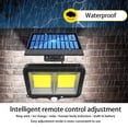 thumbnail image 4 of Lámpara de pared solar al aire libre Impermeable Tipo dividido Jardín Villa Luz de calle Foco LED para porche Yard 128COB Methold LF000010-01B, 4 of 7