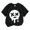 017 model in black, variant on Brawl Stars Fashionable simple and practical short-sleeved T-shirt for travel leisure and sports