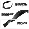 thumbnail image 4 of Unique Bargains 1 Pcs Straw Knotted Headband Fashion Hairband for Woman Non Slip Black, 4 of 7