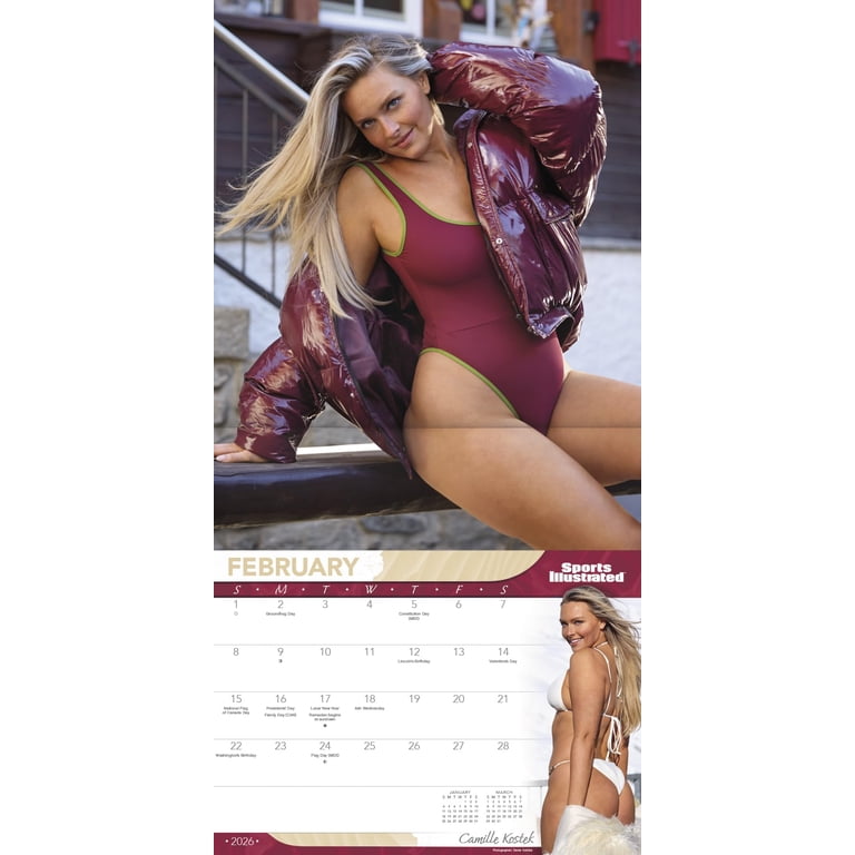 Sports Illustrated Calendar 2026 - Deluxe 2026 Beach Model Wall