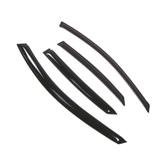 TuningPros Outside Mount Window Visor Deflector Smoke Tinted 4 Pcs Set For 1998-2004 Audi A6