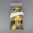 thumbnail image 1 of Ambesonne Fantasy Bedding Set 3 Pcs, Surreal Bridge Gateway, Twin XL, White Pale Yellow Green, 1 of 3