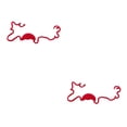 thumbnail image 4 of Cubierta de nariz de punto Naiovety calentador para Adultos y Niños 2piezas Rojo, 4 of 6