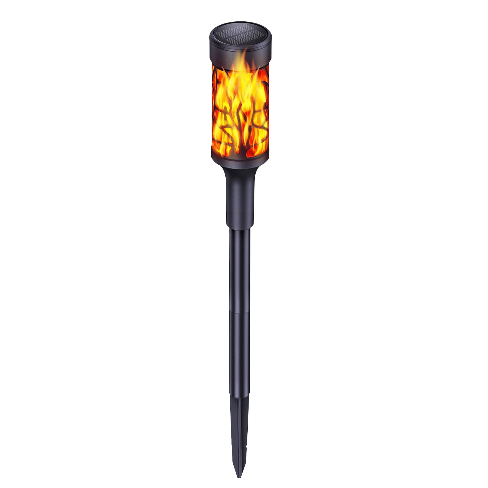 QuLuJing 4 Pack Solar Outdoor Lights Extra-Bright Solar Torch Lights with Dancing Flickering Flames for Garden Halloween Decorations Outdoor Yard Decor Hall, Must Haves for Home