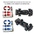 thumbnail image 4 of Wweixi Steering Block C-hubs Rear Hub Set For 1/8 ARRMA 3S Infraction Fine-tuned Handling With Multiple Camber Link Blue 1Set, 4 of 6