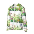 thumbnail image 2 of Kll Plants And Insects Print Men'S Women’s Upf 50+ Sun Protection Outdoor Hoodie Jacket Long Sleeve Fishing Hiking Performance Shirt- Xx-Large, 2 of 8