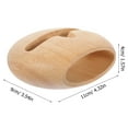 thumbnail image 3 of Soporte de madera para celular con amplificador de sonido, soporte de escritorio para smartphone., 3 of 7