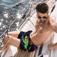 thumbnail image 2 of luoweisi Men's Beach Shorts Quick Dry Swim Trunks with Mesh Lining Frog S, 2 of 5