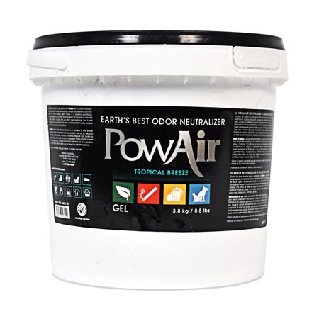 Earth's Best Odor Neutralizer PowAir Tropical Breeze Gel (Best Smoke Odor Neutralizer)