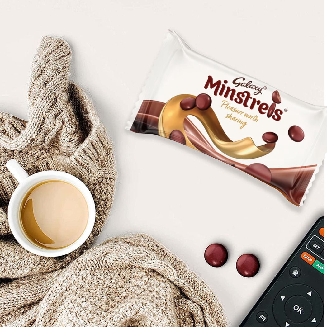 Galaxy Minstrels Creamy Chocolate 42g (Pack of 6)