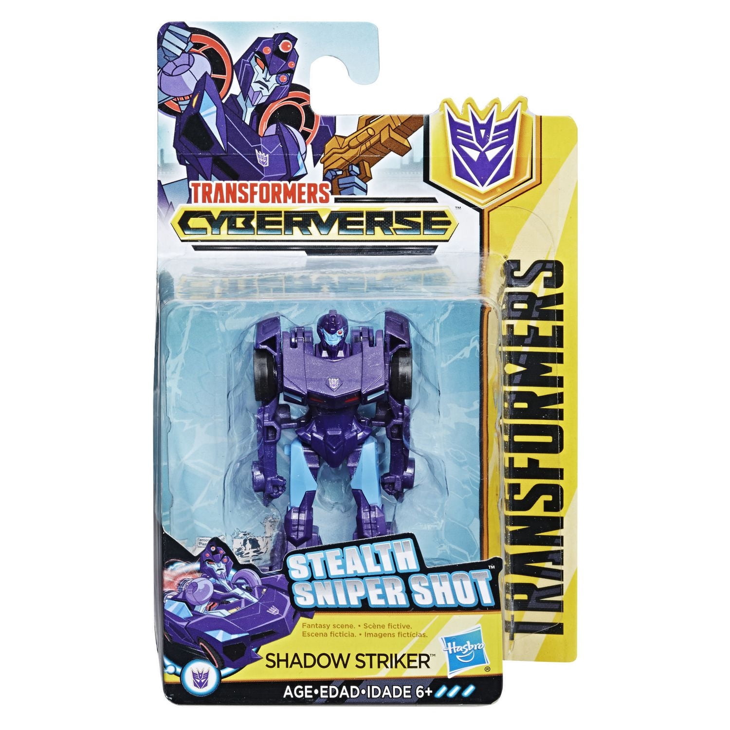 Transformers Cyberverse Action Attackers: Scout Class Shadow Striker Action Figure