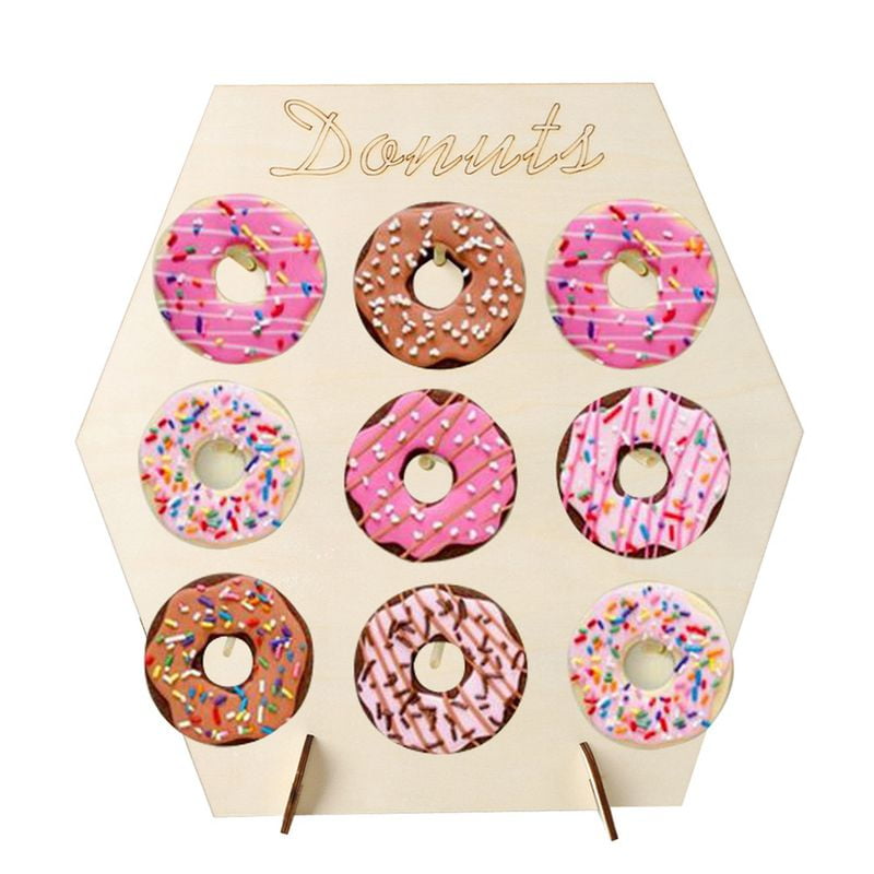 Donut Holder Birthday Party Donut Display Donuts Wall Wedding Donut Stand Donut Worry Be Happy Donut Stand Dessert Stand