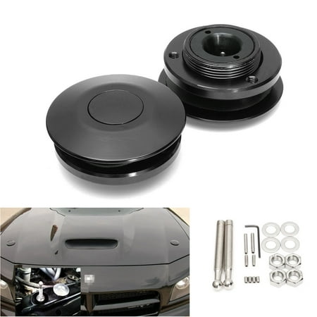 Ez Release Clip - Quick Click Latch Pair Push Button Hood Pin Lock Clip Car Quick release bumper
