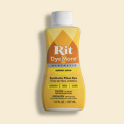 Rit DyeMore Synthetic Fabric Dye – 7 fl oz Bottle, Color for Polyester, Nylon & Acrylic Surfaces- Daffodil Yellow