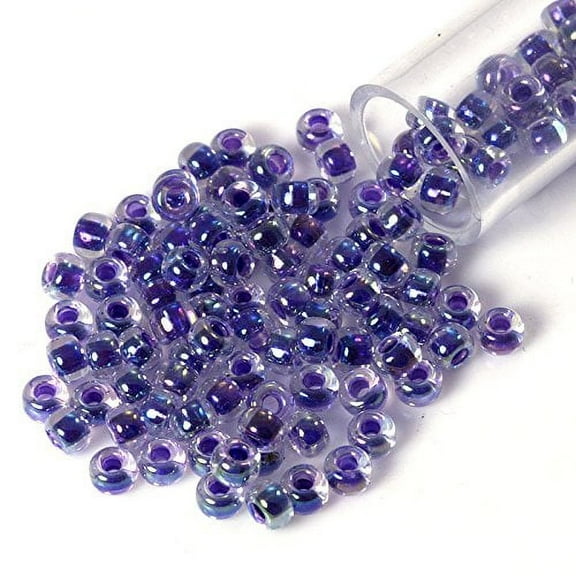 Miyuki Round Rocaille Seed Bead 8/0 Inside Color Purple