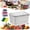 L-Grey, variant on  4 in 1 Food Storage Container Fruit Storage Containers Produce Storage  with Lid and Strainer For Vegetable and Berry, Kitchen Organizer