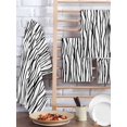 thumbnail image 2 of Black White Lines Kitchen Dish Towels for Drying Dishes Set of 4, Retro Stripes Texture Minimalist Art Waffle Weave Microfiber Hand Tea Bathroom Towels Quick Dry & Absorbent Towel 15.7x23.6, 2 of 7