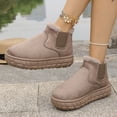 thumbnail image 6 of Women's Fashionable Casual Versatile Plus Size Fleece Lined Thick Warm Winter Snow Boots For All Day Comfort Style, 6 of 9