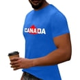 thumbnail image 5 of Purcolt Men's Canada Day Shirt Short Sleeve T-Shirts Maple Leaf Graphic Tees Shirts Summer Patriotic Tshirts Tops, 5 of 7