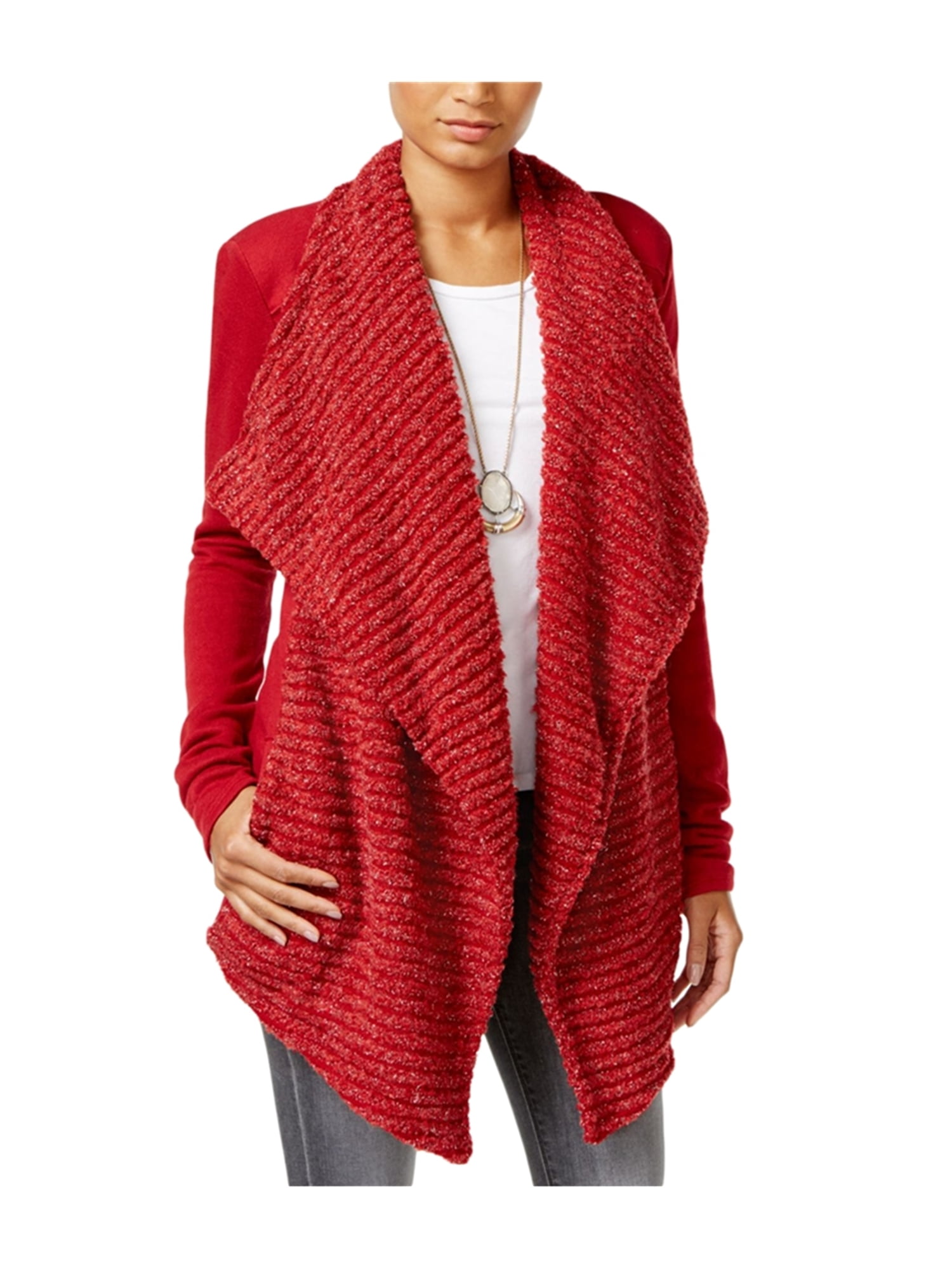 Red brand cardigan clearance