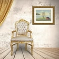 thumbnail image 3 of Sliney, John 24x19 Gold Ornate Wood Framed with Double Matting Museum Art Print Titled - Salt Box by the Lake II, 3 of 4