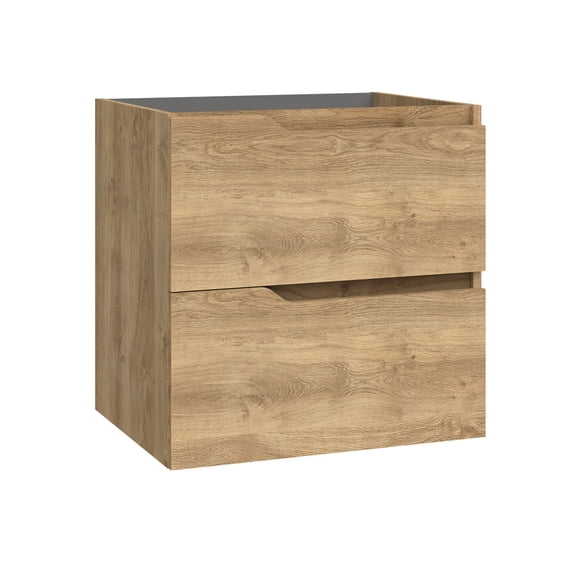 Ws Bath Collections Menta C60.000 Menta 24" Single Wall Mounted Vanity Cabinet Only - Wood