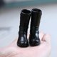 thumbnail image 3 of Botas negras 1/6, para hombres de , de acción, , aficionados, muñeca, modelo de cuerpo, piezas de accesorio, 3 of 9
