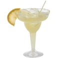thumbnail image 4 of Prestee Plastic Margarita Glasses | 12 oz. – 50 Pack | Hard Clear Plastic Cocktail Cups | Disposable Party Cups | Large Margarita Glasses | Frozen Drink Cups, 4 of 6
