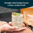 thumbnail image 4 of Libbey Aspen Double Old Fashioned Glasses Set of 4, 10.5 Oz, Clear, Retro Rocks Glasses, Bar Glassware for Bourbon, Cocktails, and More, 4 of 6