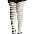 thumbnail image 1 of Guardurnaity Medias de notas de piano de moda, pantimedias sexys para mujer, calcetines de doble cara - Negro - Calcetines de pierna clave, estilo, Prendas para la parte inferior del cuerpo, 1 of 6
