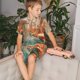 thumbnail image 3 of Balery Fantasy Underwater Jellyfish Conjunto de Pijama Infantil de Manga Corta con Estampado – Ropa de Dormir de Algodón Suave-4X-Large, 3 of 4