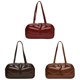 thumbnail image 1 of Bolsos Hombro Pequeños para Mujer Bolso Piel Sintética Con Múltiples Bolsillos Las Axilas () Color Rojo, 1 of 9