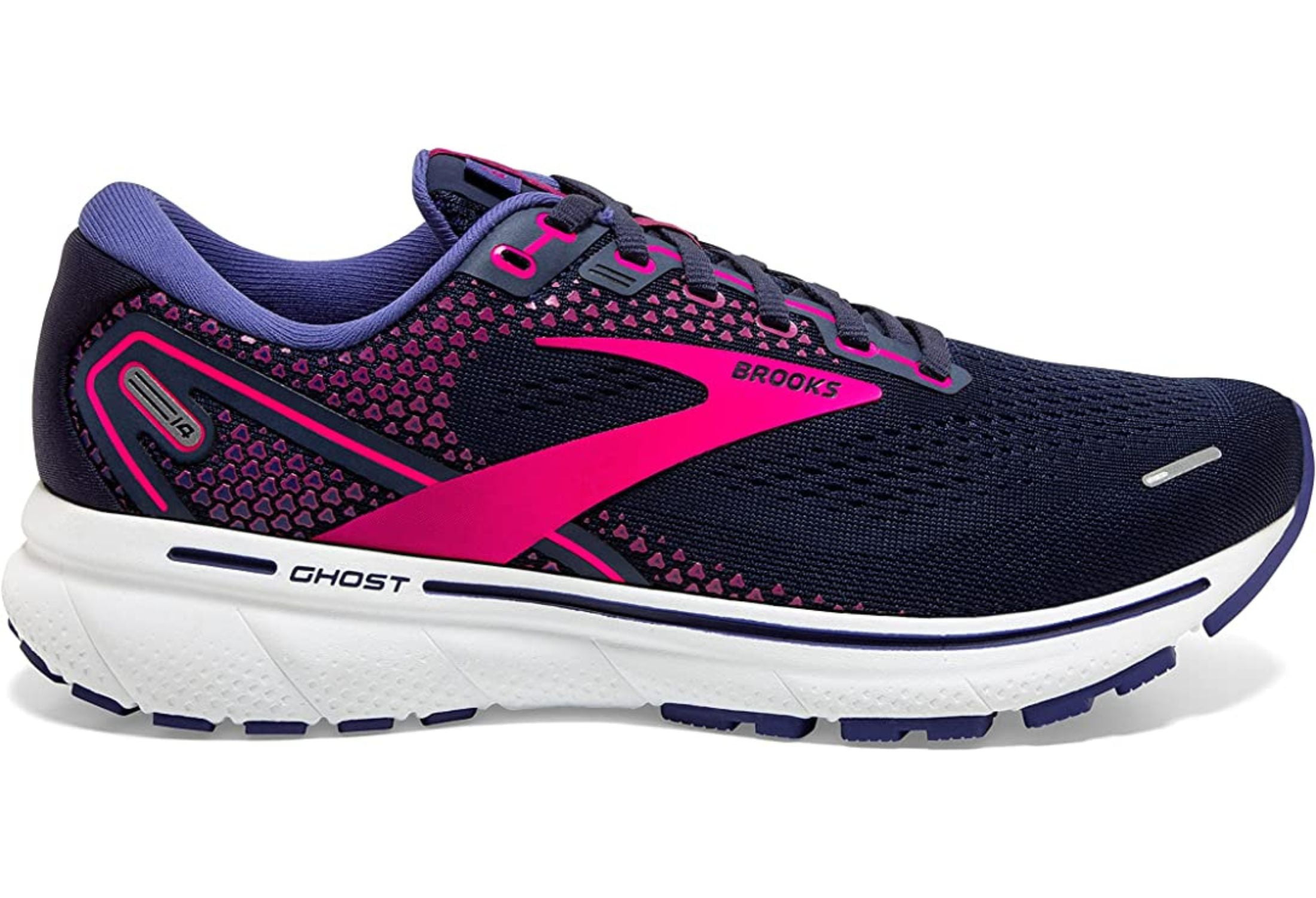 Brooks, Ghost 14 Women's Running Shoes Peacoat Pink Size 8
