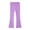 1-Light Purple95, variant on Tiijoy Toddler Girls High Waist Stretch Flared Pants Casual Cotton Trousers, Sizes 3-13